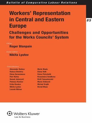 cover image of Workers' Representation in Central and Eastern Europe